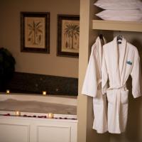 Our Comfortable Robes and Whirlpool for Relaxation